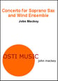 Concerto for Soprano Sax and Wind Ensemble Concert Band sheet music cover